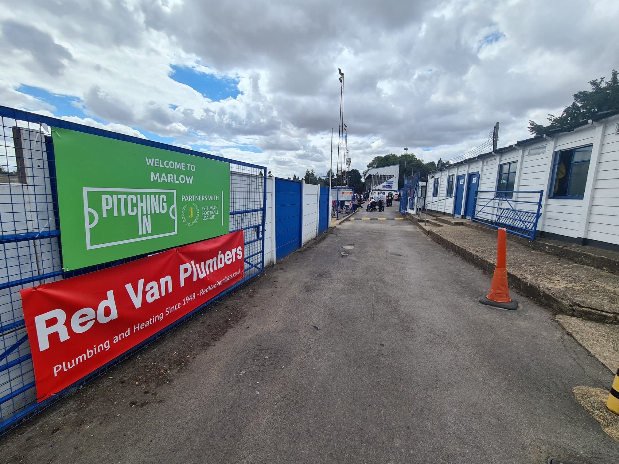 Marlow Football Club Live on BBC - FA Cup - Red Van Plumbers